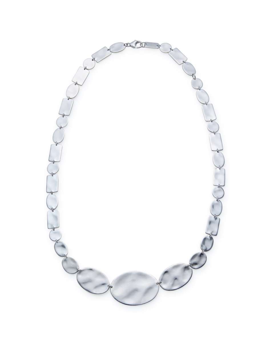 925 Senso™ Oval & Rectangle Necklace, 16-18"